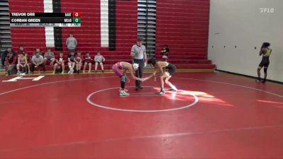 126 lbs Round 3 (3 Team) - Trevor Orr, Hartselle vs Corban Green, Mcadory