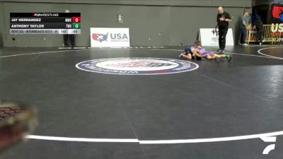 Intermediate Boys - 59 lbs Cons. Round 2 - Anthony Taylor, Tracy Wrestling Club vs Jay Hernandez, Madera Wrestling Club