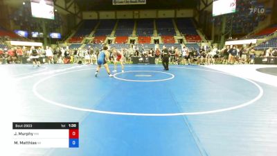 182 lbs Cons 8 #1 - John Murphy, Minnesota vs Max Matthias, Wisconsin