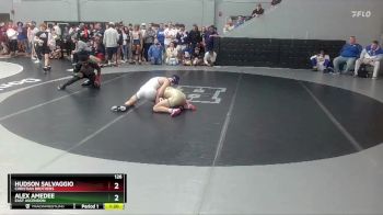 126 lbs Quarterfinal - Alex Amedee, East Ascension vs Hudson Salvaggio, Christian Brothers