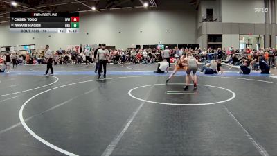 90 lbs Cons. Round 1 - Rayvin Hager, Onaga vs Casen Todd, St. Francis WC