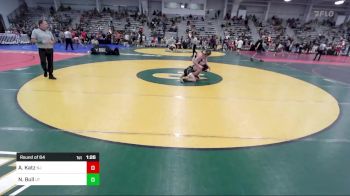 132 lbs Round Of 64 - August Katz, NJ vs Noah Bull, UT