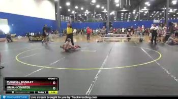 90 lbs Round 1 (4 Team) - Maxwell Bradley, Indiana Outlaws vs Urijah Courter, Steel Valley