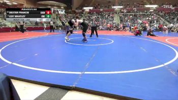 285 lbs Quarterfinal - Dexter Francis, Conway High School Wrestling vs Coy Whatley, Conway Wrestling Club