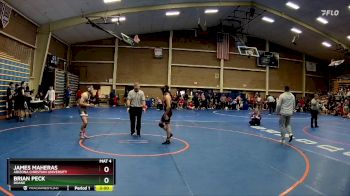 125 lbs Cons. Round 3 - James Maheras, Arizona Christian University vs Brian Peck, Doane