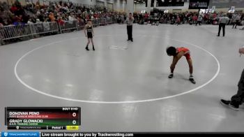 67 lbs Champ. Round 2 - Grady Glowacki, B.A.M. Training Center vs Donovan Peno, Mayo Quanchi Wrestling Club