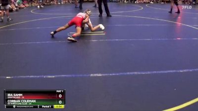 67 lbs Round 1 - Corban Coleman, D3 Wrestling Club vs Ira Samm, Unattached