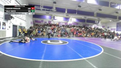Boys 177 lbs Champ. Round 1 - Zaedon Rosales, Lassen Boys vs Billy Smith, West Valley Boys