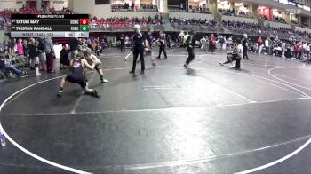 125 lbs Cons. Round 2 - Tristan Randall, Falls City Wrestling Club vs Tatum May, Chase County Wrestling Club
