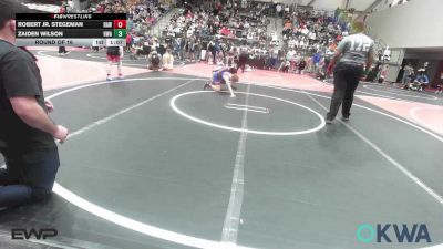 92 lbs Round Of 16 - Robert Jr. Stegeman, Raw Wrestling Club vs Zaiden Wilson, HURRICANE WRESTLING ACADEMY