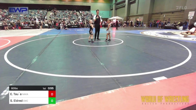 60 lbs 5th Place - Eliza Tau`a, Nakamura Wrestling vs Sawyer Eldred ...