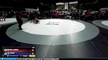 152 lbs Round 3 (16 Team) - Santiago Loera, LAWA vs Jacob Song, BAWA