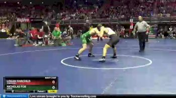 2 lbs Quarterfinal - Nicholas Fox, Osage vs Logan Fairchild, Winterset