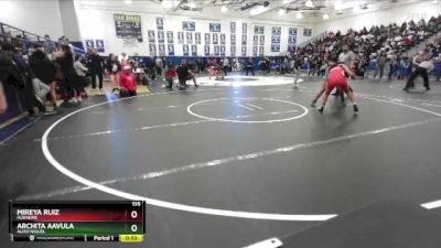 135 lbs Cons. Round 1 - Archita Aavula, Aliso Niguel vs Mireya Ruiz, Hueneme