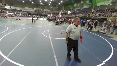 100 lbs Consolation - Andalecio Ulibarri, Wlv Jr Wrestling vs Malachi Valdez-Cox, La Gente WC