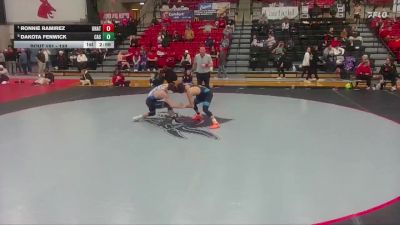 133 lbs Quarterfinal - Ronnie Ramirez, Unattached vs Dakota Fenwick, Carl Albert