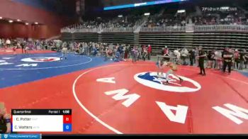 110 lbs Quarterfinal - Cody Potter, Glenrock Wrestling Club vs Caydence Watters, Windy City Wrestlers