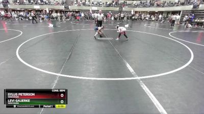 65 lbs Cons. Semi - Levi Gauerke, Wisconsin vs Sylus Peterson, Wisconsin