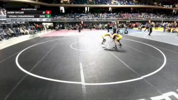 5A 113 lbs Cons. Round 3 - Ethan Cobarrubias, Comal Pieper vs Jaden Taylor, Dallas Highland Park