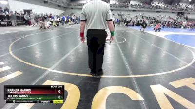 65 lbs Cons. Semi - Julius Varns, Butler Youth Wrestling Club-AA vs Parker Harris, Team Missouri Select-A