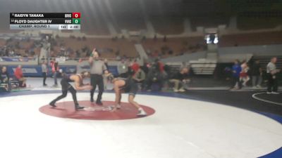 152-D1 Champ. Round 1 - Raidyn Tanaka, Gila Ridge High School vs Floyd Daughter IV, Valley Vista High School