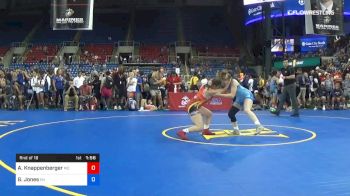 117 lbs Rnd Of 16 - Anya Knappenberger, Maryland vs Grace Jones, Ohio