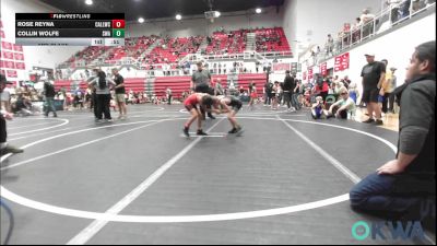 58-61 lbs 3rd Place - Rose Reyna, Carl Albert vs Collin Wolfe, Shelton Wrestling Academy