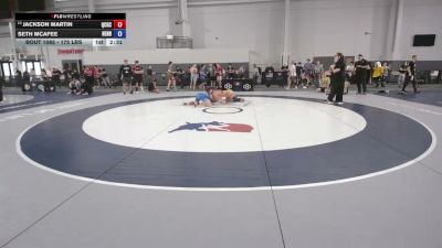 175 lbs Champ. Rd Of 64 - Jackson Martin, Queen City Grappling Club vs Seth McAfee, Henryville
