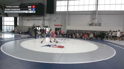 126 lbs Cons. Semis - Ethan Alvarez, Merrillville Pirates Wrestling Club vs Ryder Thompson, Lake Zurich Wrestling Club