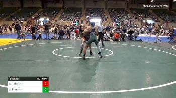 115 lbs Quarterfinal - Alex Tabb, Unattached vs Jackson Connor Free, North Hall Jr Trojans