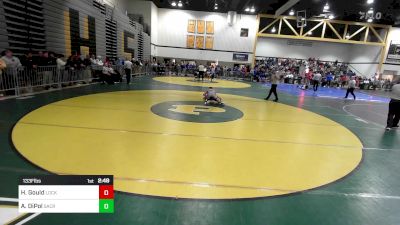 133F lbs Rr Rnd 1 - Hunter Gould, Lock Haven vs Angelo DiPol, Sacred Heart