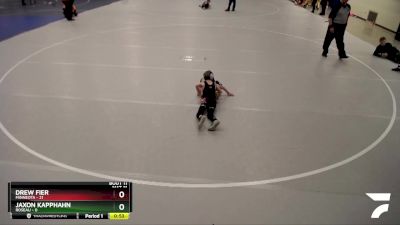 65 lbs Finals (8 Team) - Drew Fier, Minneota vs Jaxon Kapphahn, Roseau