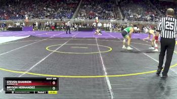 D3-126 lbs Cons. Round 2 - Steven Shannon, Algonac HS vs Bryson Hernandez, Clare HS