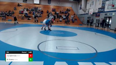 126 lbs Quarterfinal - Owen Schmick, Bremerton vs Blake Evans, North Mason