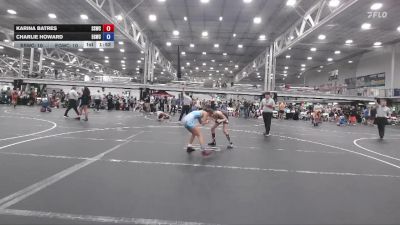 102 lbs Round 3 (6 Team) - Karina Batres, South Side WC vs Charlie Howard, Empire Girls WC