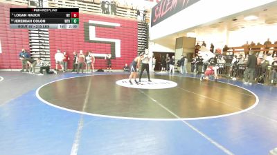 215 lbs Round Of 16 - Logan Hauck, Whittier vs Jeremiah Colon, Walpole