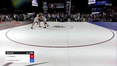 215 lbs Rnd Of 32 - Collin Webb, UT vs Kingston Daniells Silva, CT