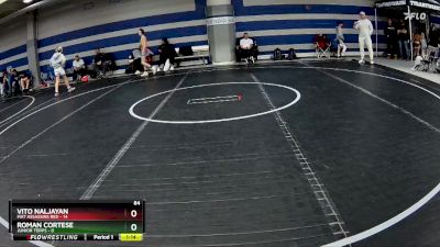 84 lbs Round 3 (8 Team) - Vito Naljayan, Mat Assassins Red vs Roman Cortese, Junior Terps