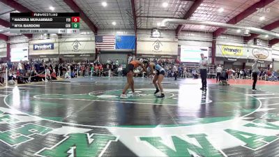 130 lbs Cons. Round 1 - Mya Bardoni, Centennial vs Nadera Muhammad, Fernley