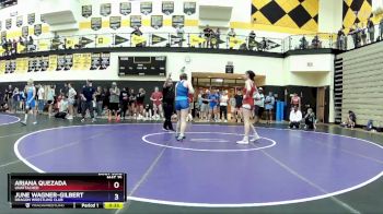 136 lbs Quarterfinal - Ariana Quezada, Unattached vs June Wagner-Gilbert, Dragon Wrestling Club