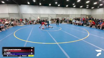 182 lbs Placement Matches (16 Team) - Tate Naaktgeboren, Iowa vs AJ Heeg, Oklahoma Blue
