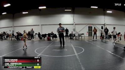 52 lbs Round 2 (4 Team) - Cael Vermeulen, Mat Warriors vs Reed Savage, Marlton Chiefs