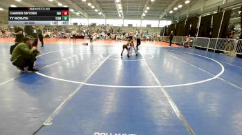 60 lbs Rr Rnd 1 - Camden Snyder, Indiana Outlaws Green vs Ty McMath, Team Barracuda Elem