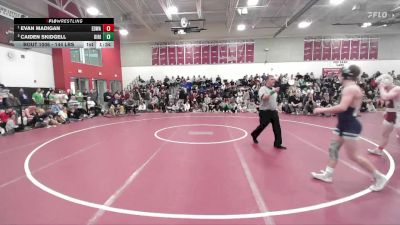 144 lbs Final - Evan Madigan, Edward Little vs Caiden Skidgell, Dirigo