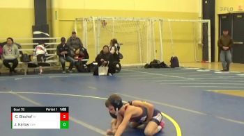 75 lbs Cons. Semi - Connor Bischof, Apple Valley vs Jonah Karow, Zumbrota-Mazeppa