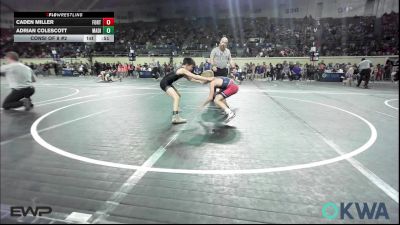 73 lbs Consi Of 8 #2 - Caden Miller, Fort Gibson Youth Wrestling vs Adrian Colescott, Madill Takedown