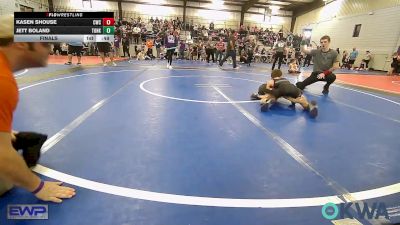 61 lbs Final - Kasen Shouse, Cowboy Wrestling Club vs Jett Boland, Tonkawa Takedown Club