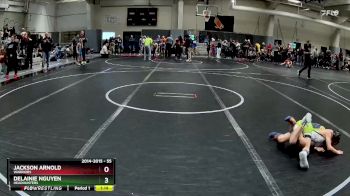 55 lbs Semifinal - Jackson Arnold, Warriors vs Delainie Nguyen, Headhunters