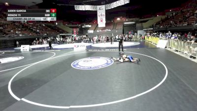 84 lbs Champ. Rd Of 32 - Renzhi Yi, Bay Area Dragons Wrestling Center vs Aiden Garcia, Scotsmen Wrestling Club