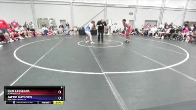 190 lbs Round 1 (8 Team) - Erik Lessears, Alabama vs Jacob Gaylord, Arkansas Blue